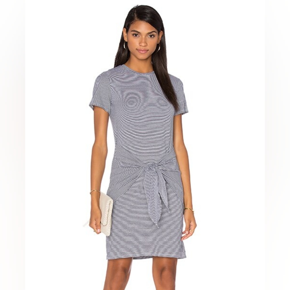 Theory Striped T-shirt Dress